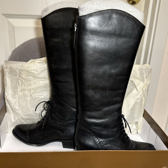 Brand New Franco Sarto Sz. 7.5 Leather Boots - Picture 4 of 10